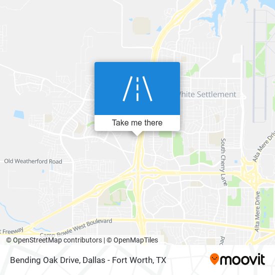 Bending Oak Drive map