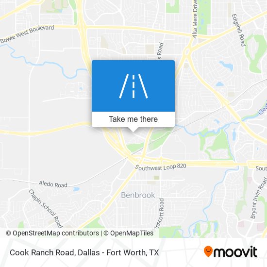Mapa de Cook Ranch Road