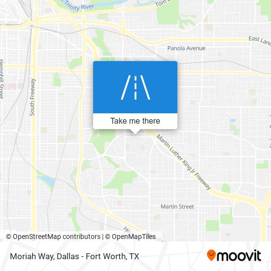 Moriah Way map