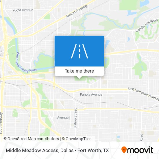 Middle Meadow Access map