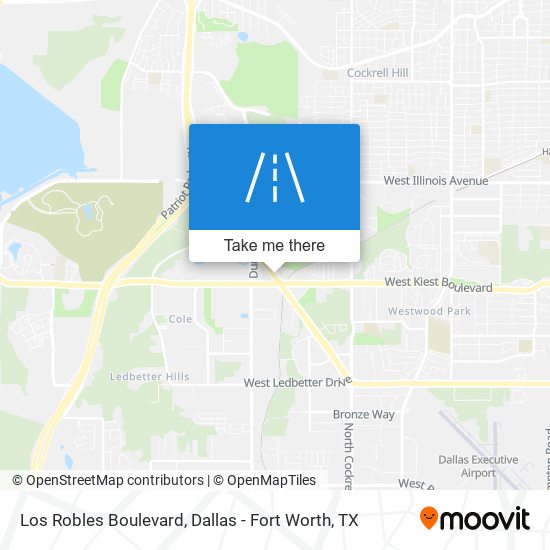 Mapa de Los Robles Boulevard