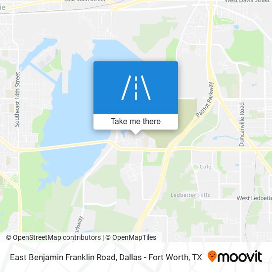 Mapa de East Benjamin Franklin Road