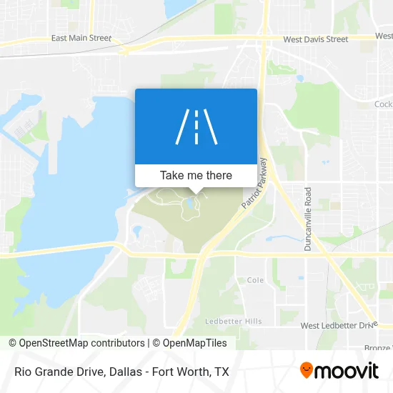 Rio Grande Drive map