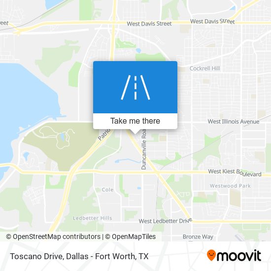 Toscano Drive map