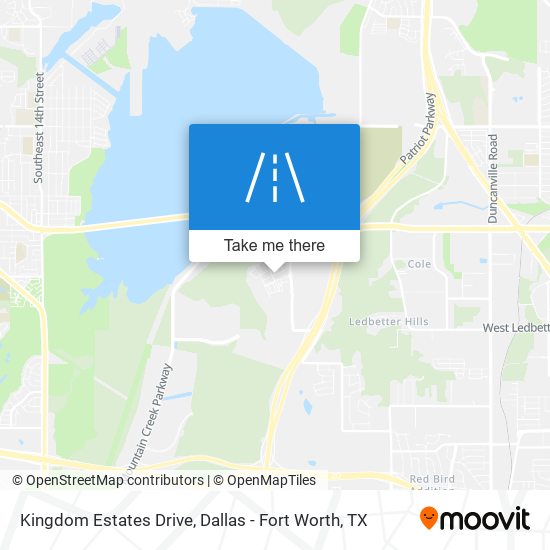 Mapa de Kingdom Estates Drive