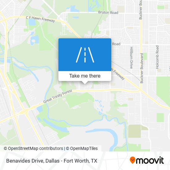 Benavides Drive map