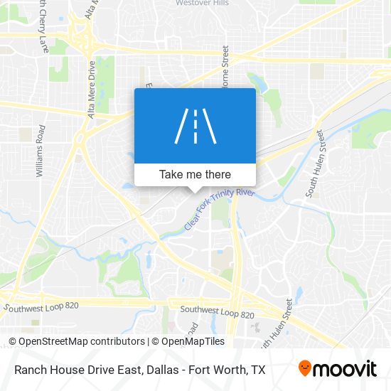 Ranch House Drive East map