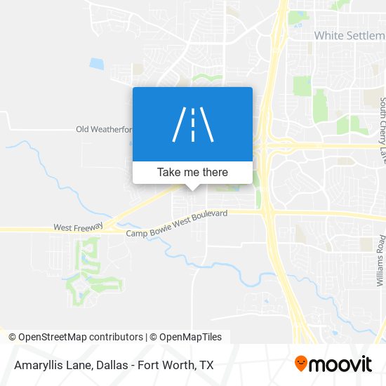 Amaryllis Lane map