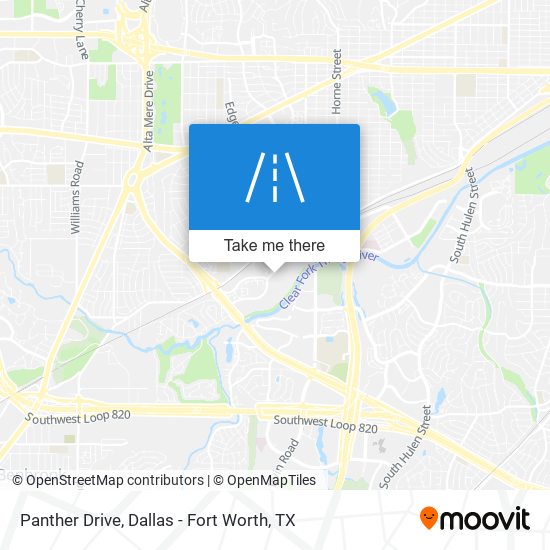 Panther Drive map