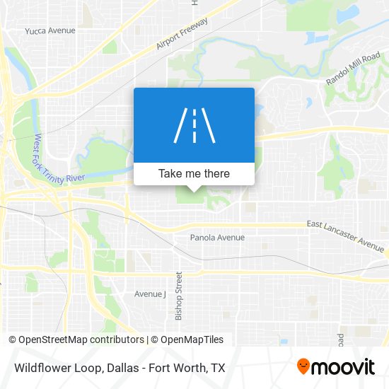 Wildflower Loop map
