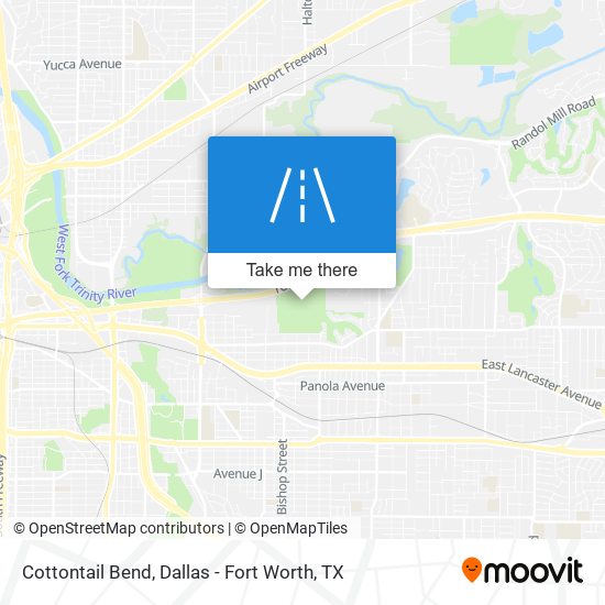 Cottontail Bend map