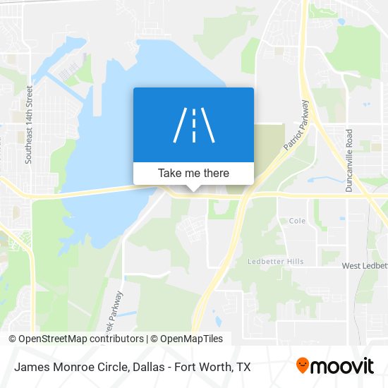 Mapa de James Monroe Circle