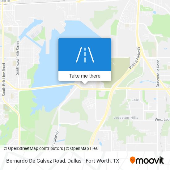 Mapa de Bernardo De Galvez Road