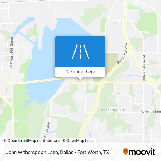 Mapa de John Witherspoon Lane
