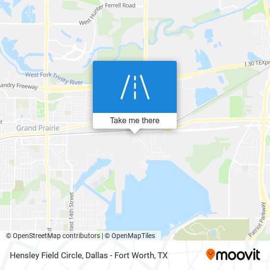 Mapa de Hensley Field Circle