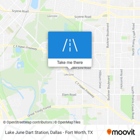 Mapa de Lake June Dart Station