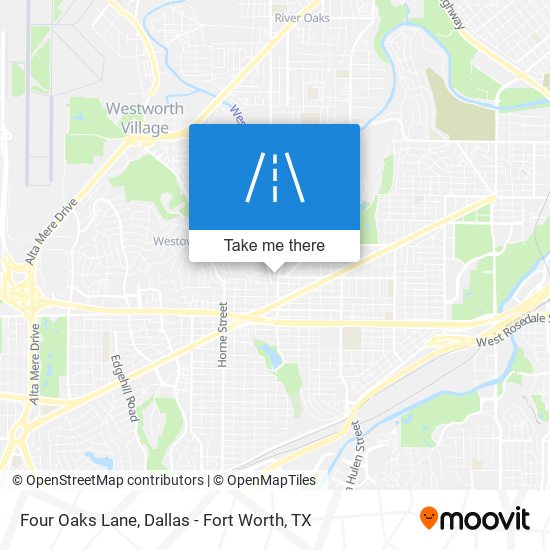 Mapa de Four Oaks Lane