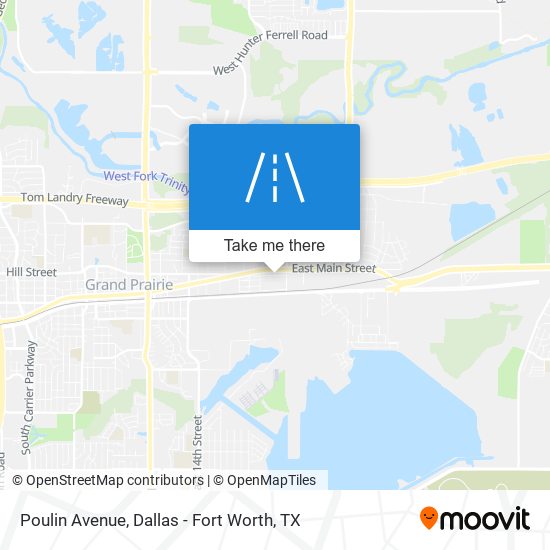 Poulin Avenue map