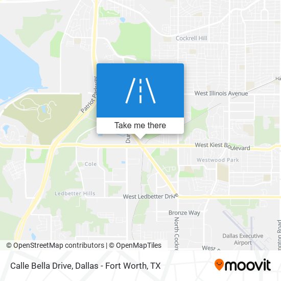 Calle Bella Drive map