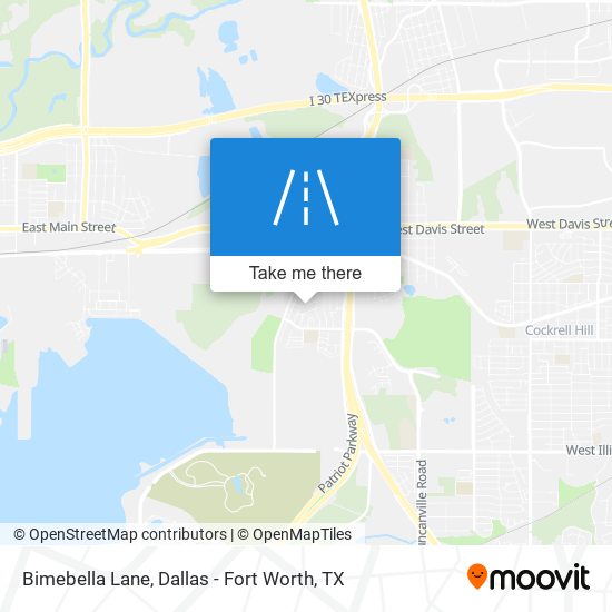 Mapa de Bimebella Lane