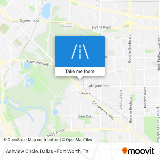 Ashview Circle map