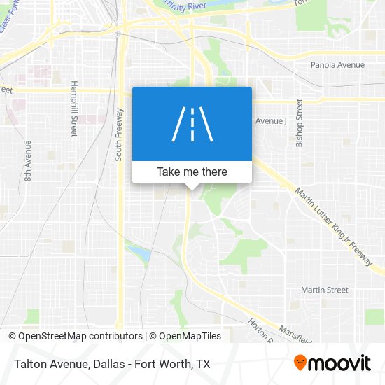 Talton Avenue map