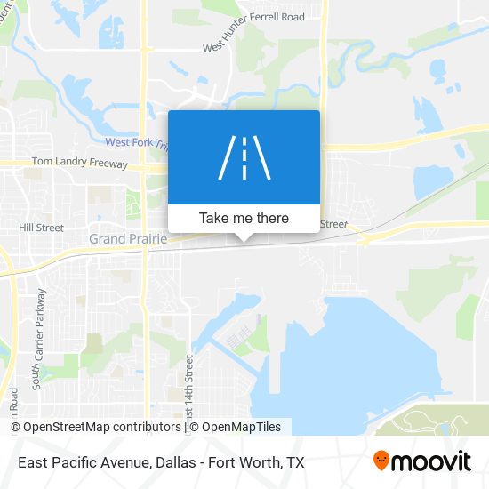 Mapa de East Pacific Avenue