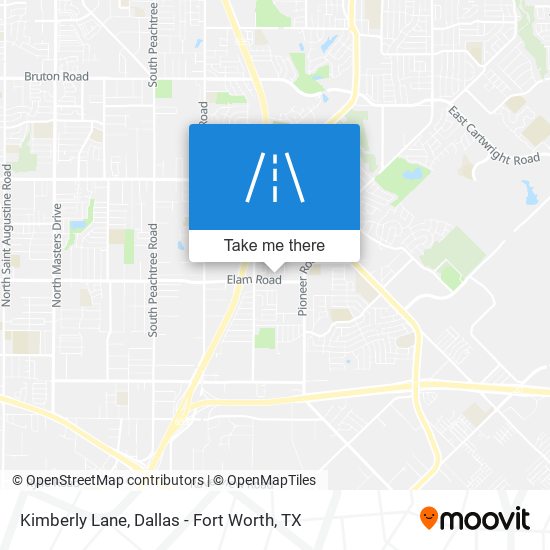 Kimberly Lane map