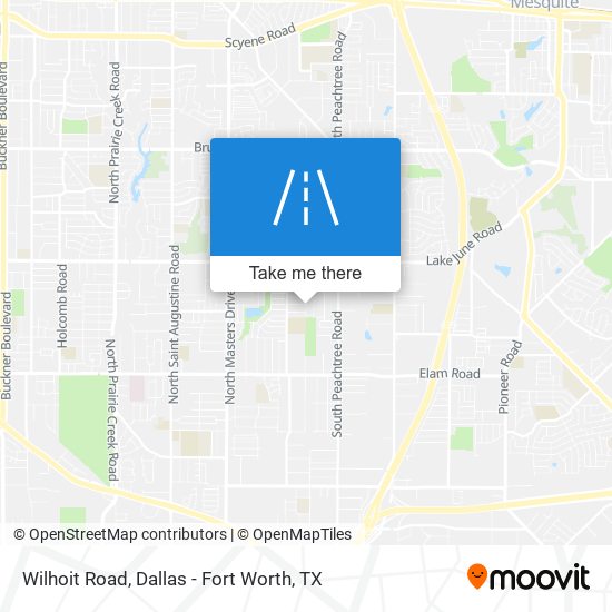 Wilhoit Road map