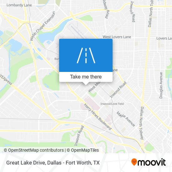 Great Lake Drive map