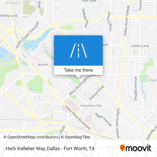 Mapa de Herb Kelleher Way
