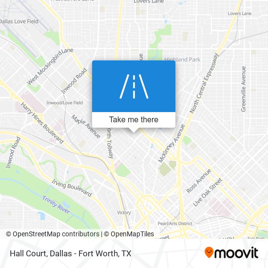 Hall Court map