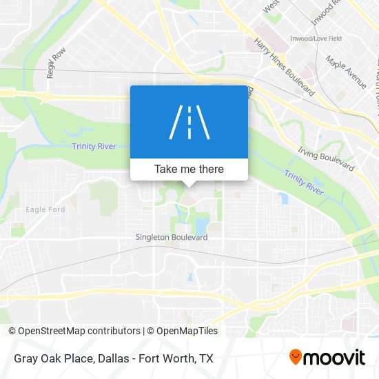 Gray Oak Place map