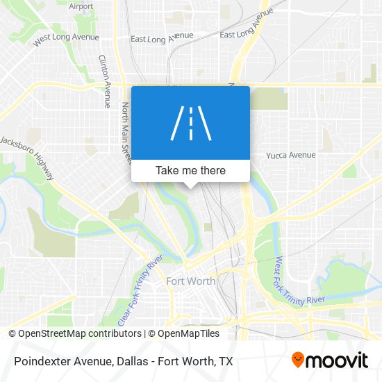 Poindexter Avenue map