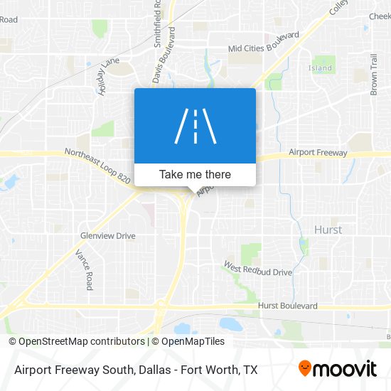 Mapa de Airport Freeway South