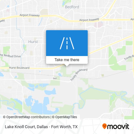 Lake Knoll Court map
