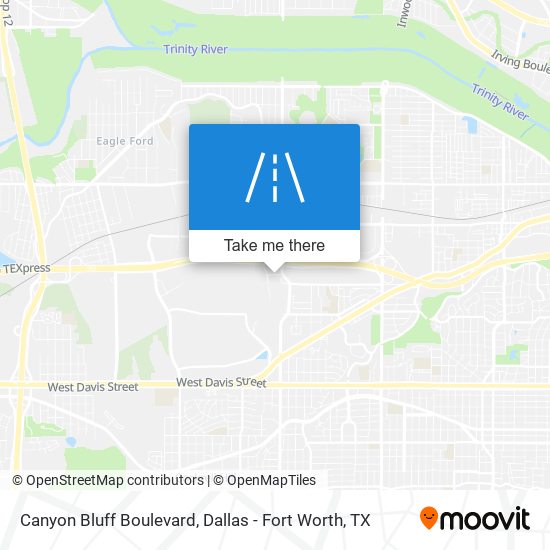 Mapa de Canyon Bluff Boulevard