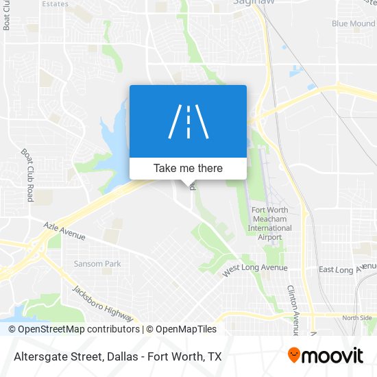 Altersgate Street map