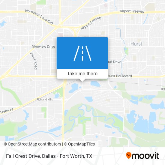 Fall Crest Drive map