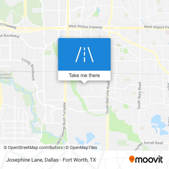 Josephine Lane map