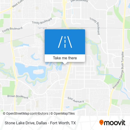 Stone Lake Drive map