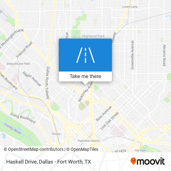 Haskell Drive map