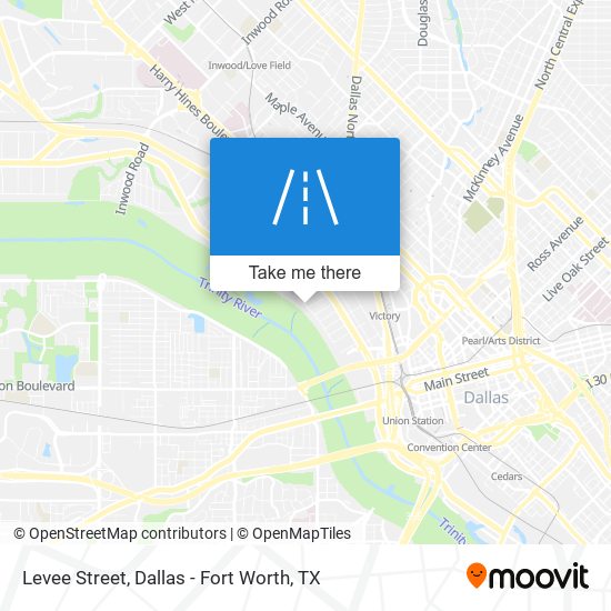 Levee Street map