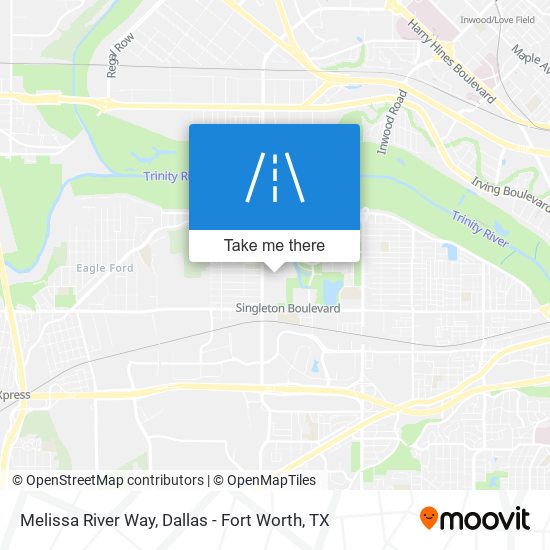 Mapa de Melissa River Way
