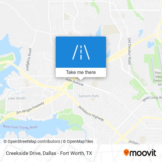 Creekside Drive map