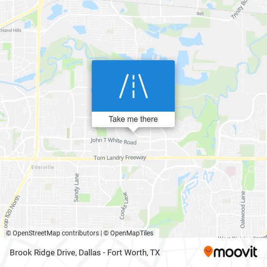 Brook Ridge Drive map