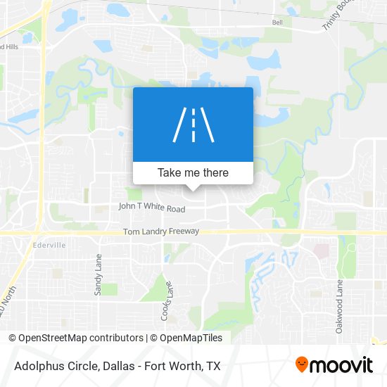 Adolphus Circle map