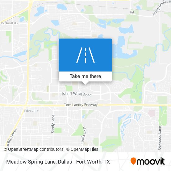 Mapa de Meadow Spring Lane