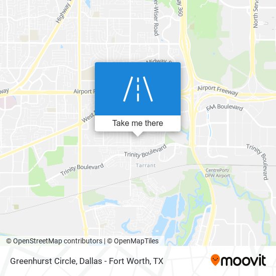 Greenhurst Circle map