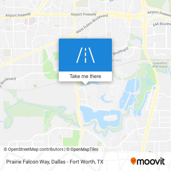 Prairie Falcon Way map